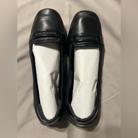 PRADA SPORT BALLET FLATS PATENT BLACK LEATHER SIZE 36.5 EU / 6.5 US - Picture 2 of 13